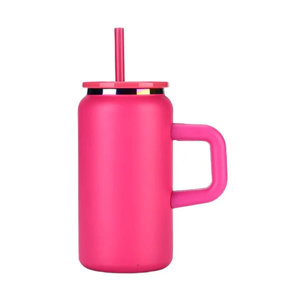 16oz vakuumske nerjaveče jeklo lahko vrči z odstranljivimi ročaji